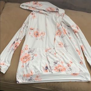 Floral hoodie